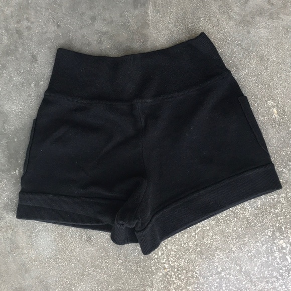 High waisted sweater shorts - Picture 2 of 2